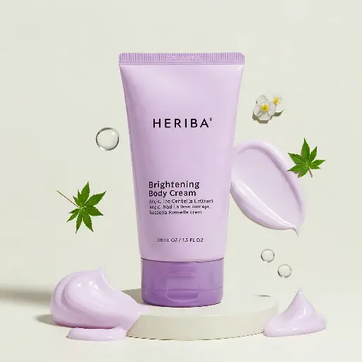 [HER-027] Heriba Brightening Natural Body Cream with Kojic, Centella and Rosella Extract